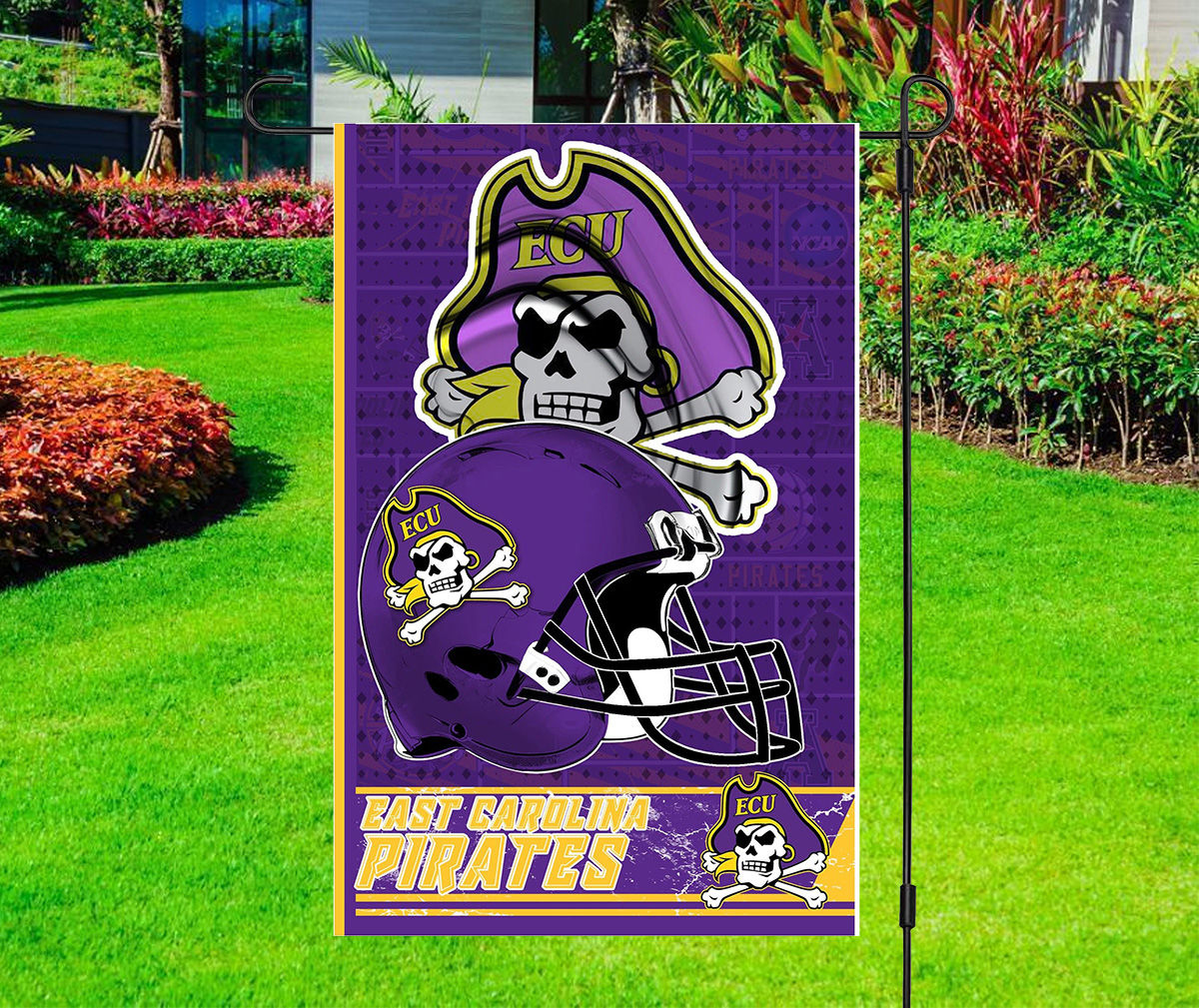 NCAA Football Flag - East Carolina Pirates - Yard Flag