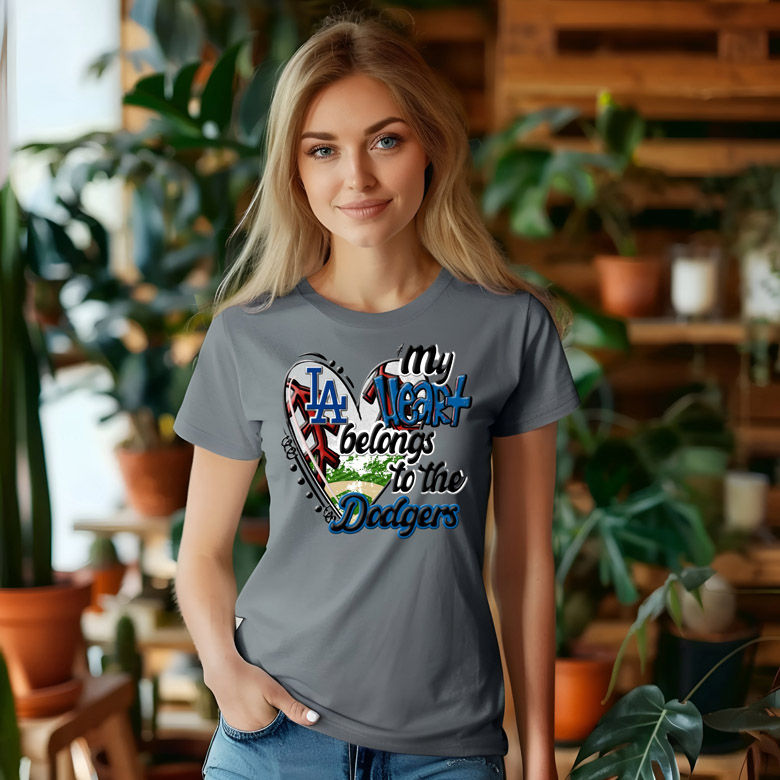 Thumbnail: MLB - Los Angeles Dodgers - My Heart Belongs To... - Apparel