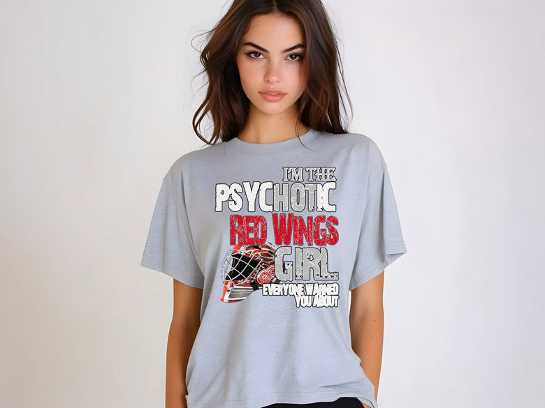 Thumbnail: NHL - Detroit Red Wings - I'm The PsycHOTic Girl - Apparel
