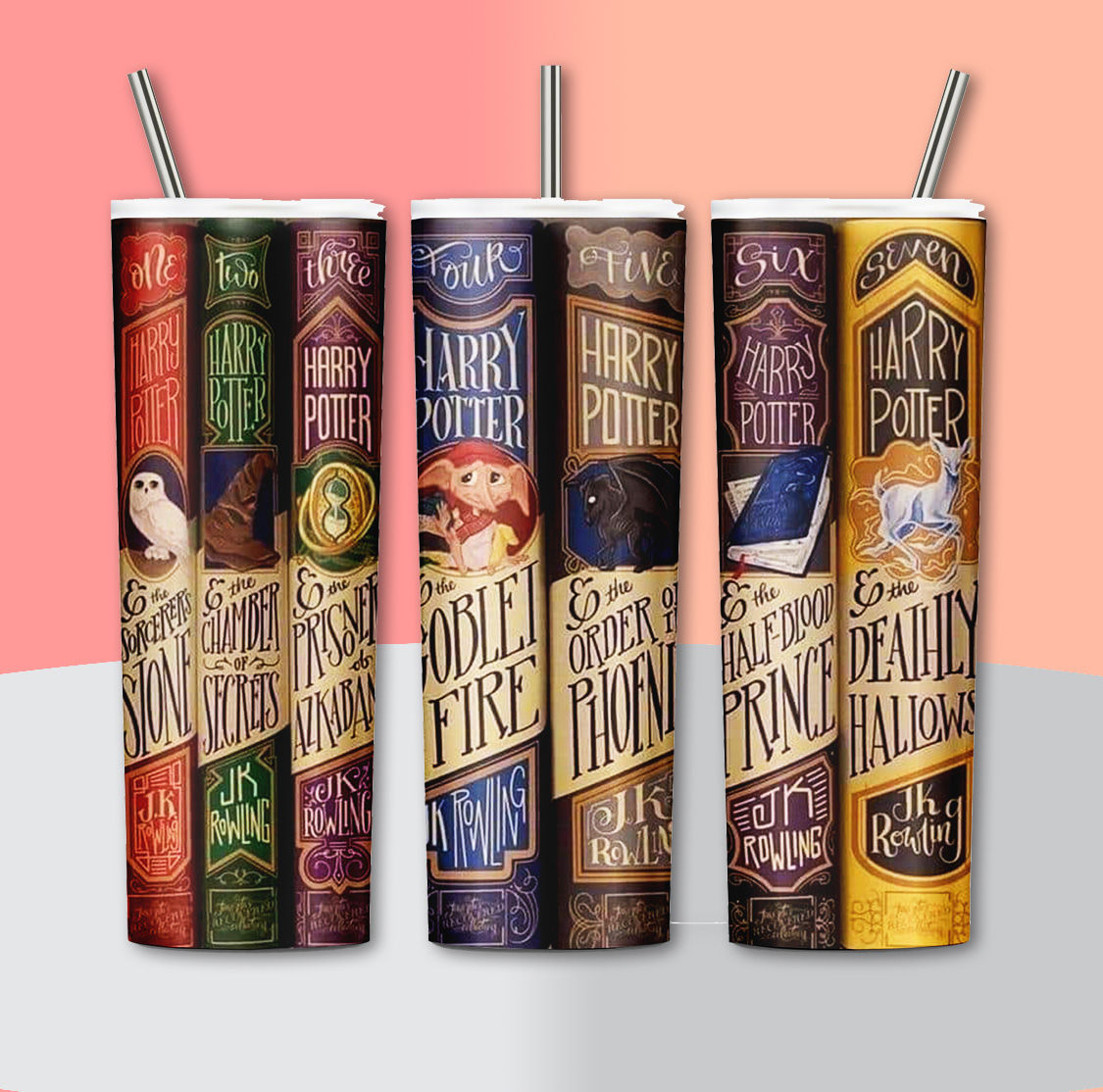 Harry Potter - Book Spines - Tumbler