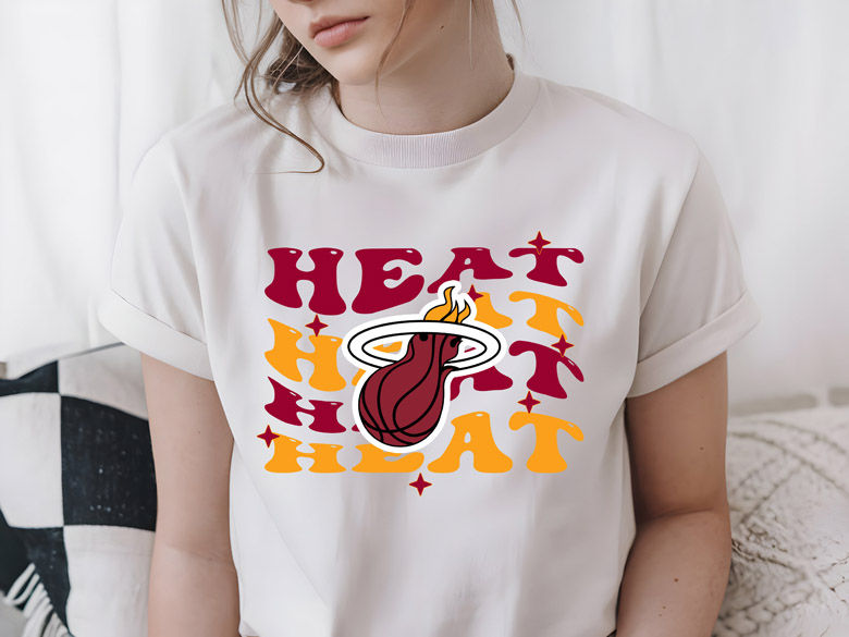 NBA - Miami Heat - Wavy Team Names - Apparel