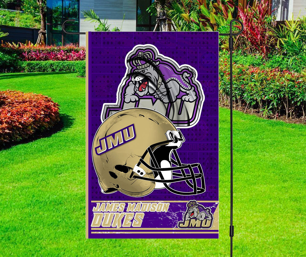 NCAA Football Flag - James Madison Dukes - Yard Flag