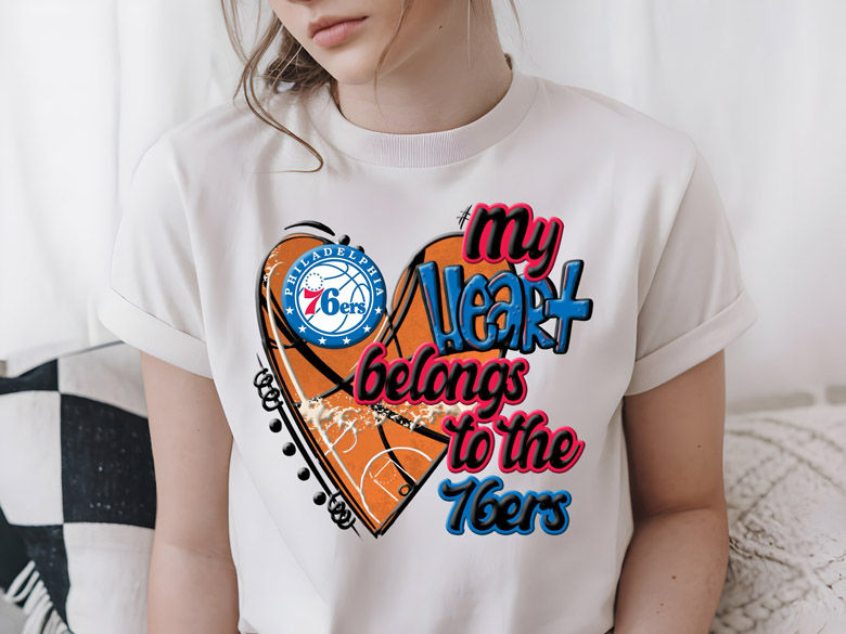 NBA - Philadelphia 76ers - My Heart Belong To... - Apparel