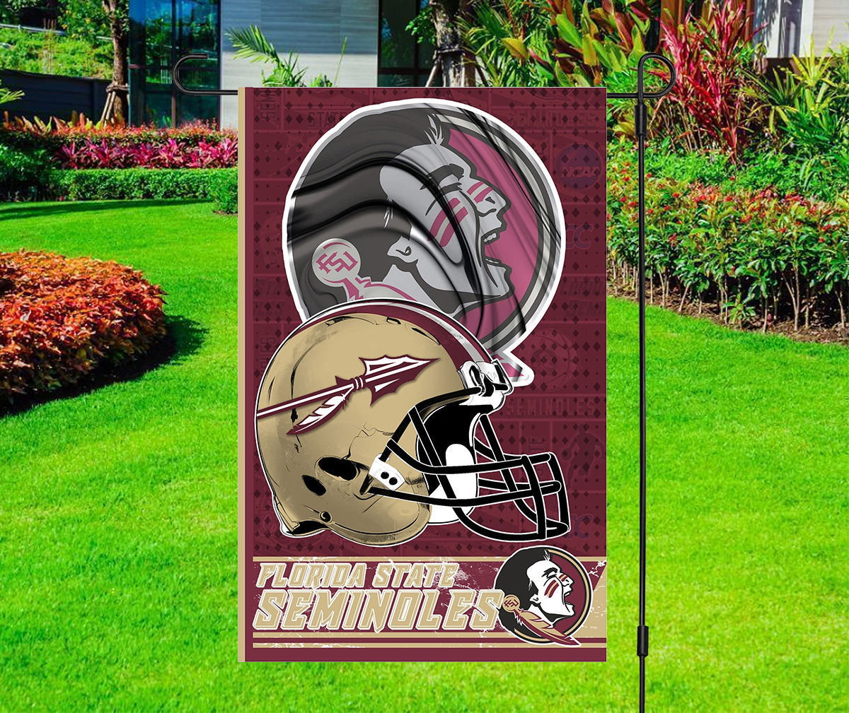 NCAA Football Flag - Florida State Seminoles - Yard Flag