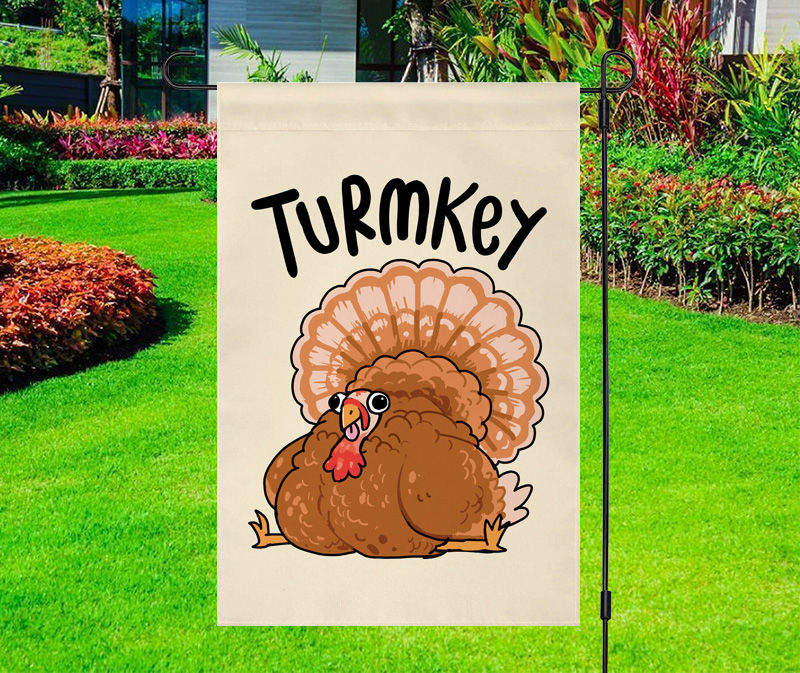 Turmkey Turkey Garden Flag
