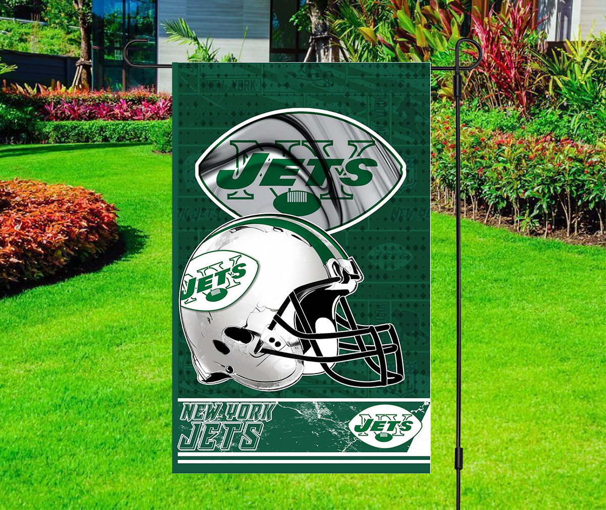 NFL Football Flag - New York Jets - Yard Flag