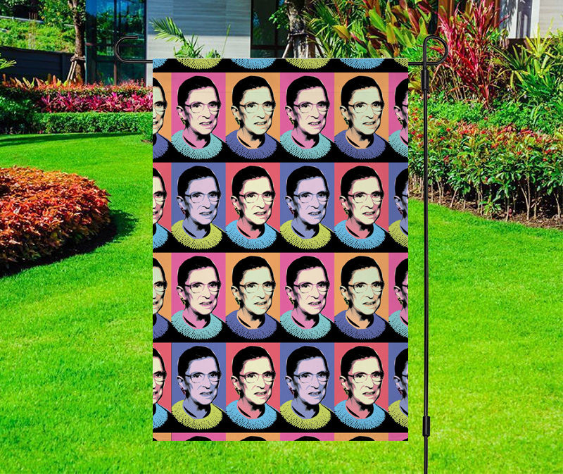Pop Art Justice Portrait Yard Flag