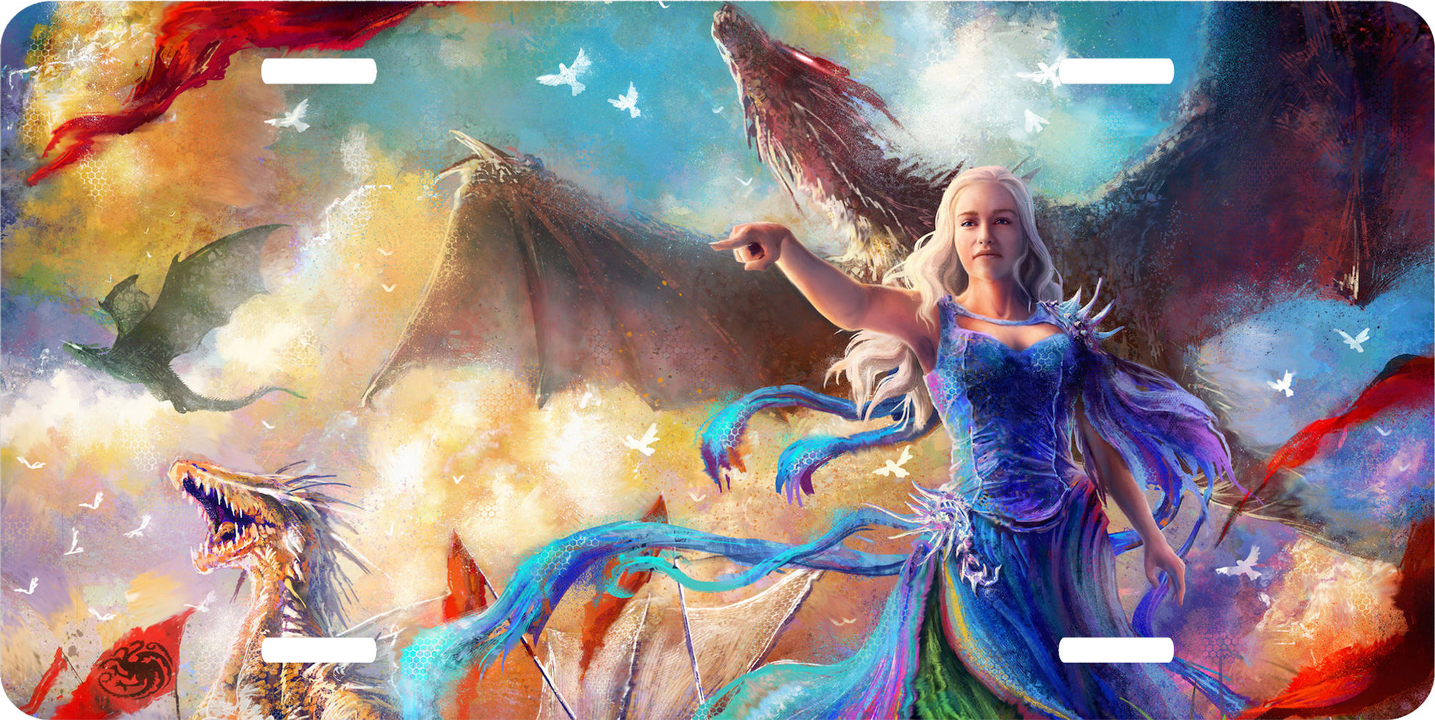 Game of Thrones - Khaleesi Fan Art - License Plate