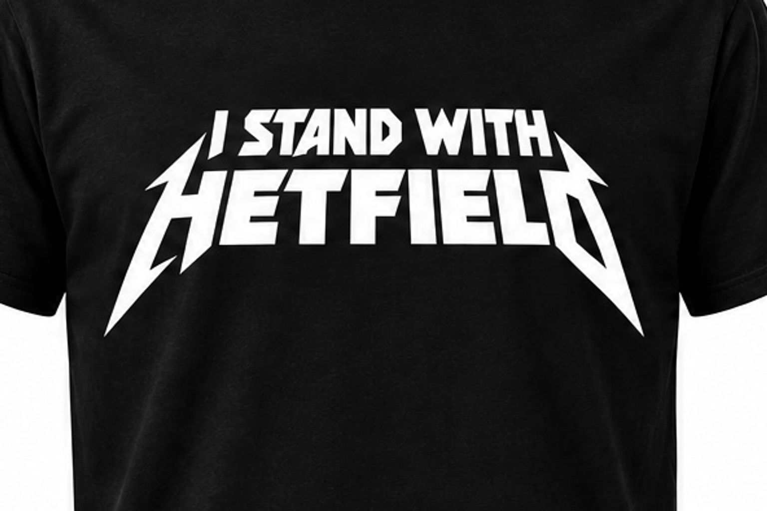 Metallica - I Stand With Hetfield - Las Vegas Sphere shirt - Apparel 
