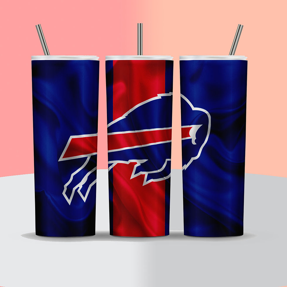 NFL - Buffalo Bills - Football Satin Logo - Tumbler