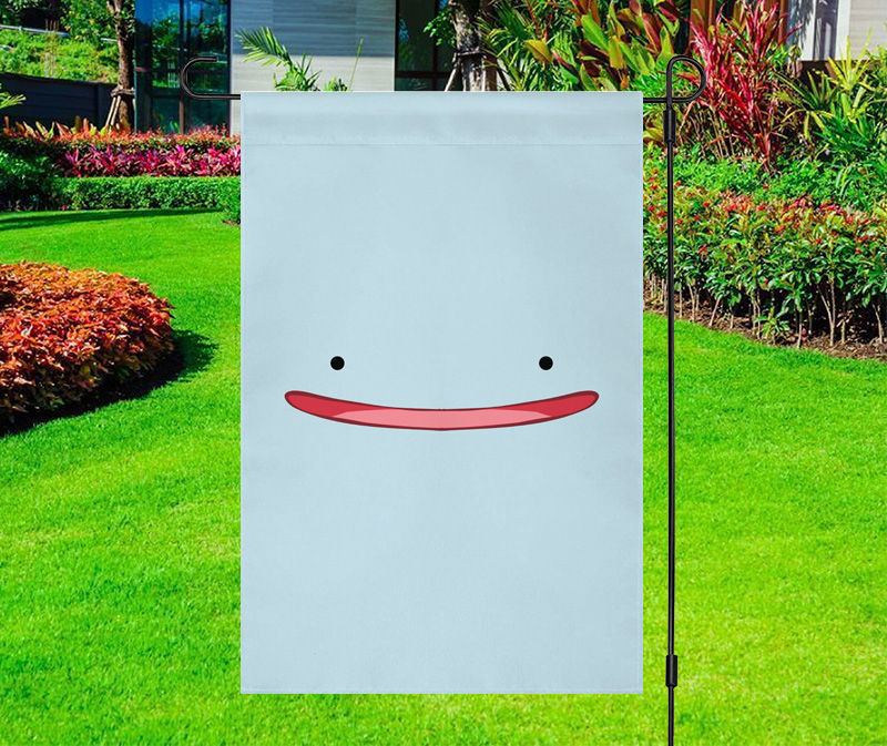 Simple Smiley Face Yard Flag