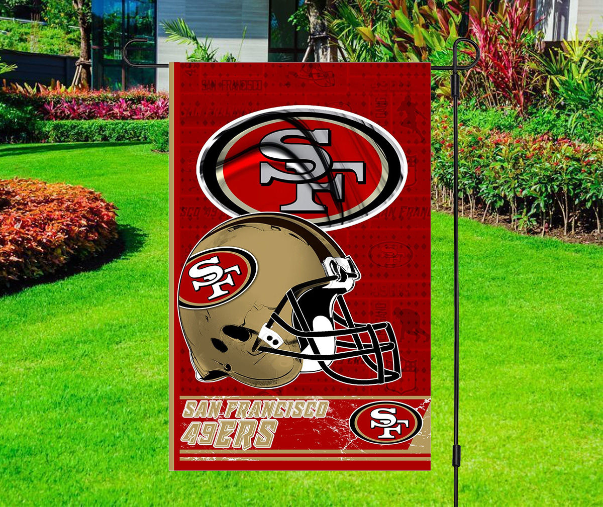NFL Football Flag - San Francisco 49ers - Yard Flag