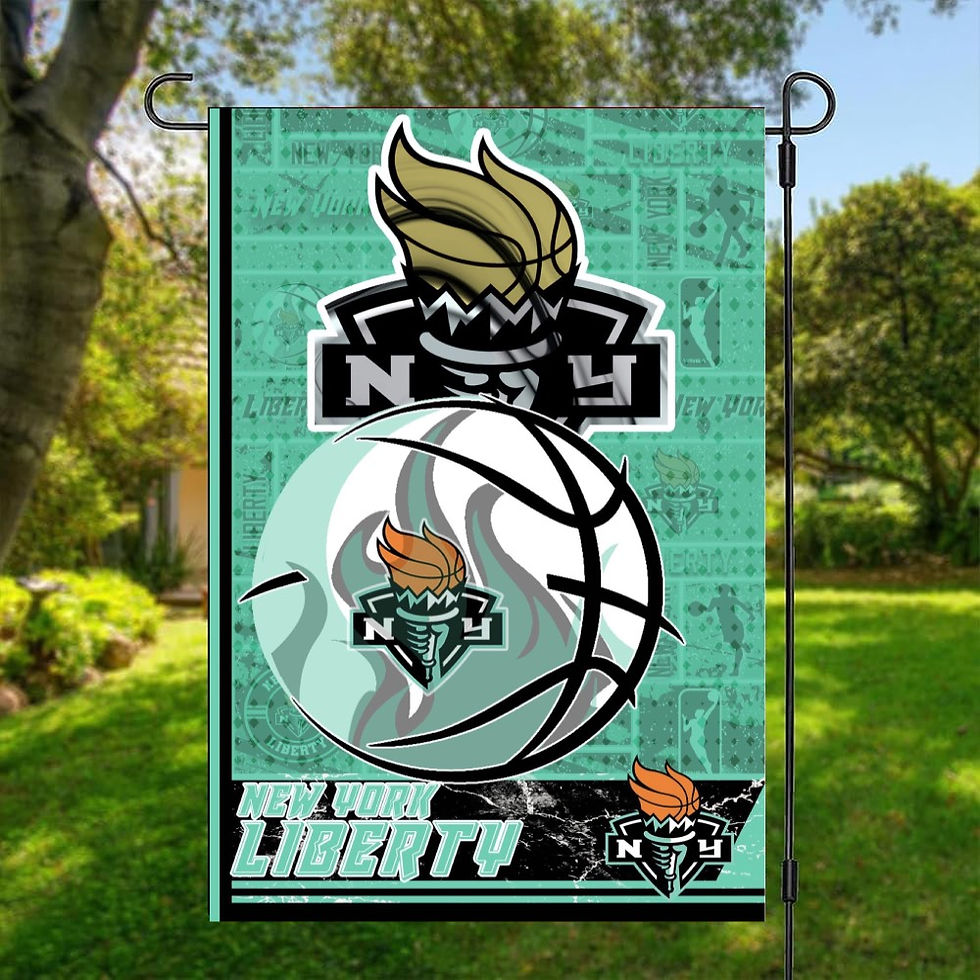 WNBA Basketball Flag - New York Liberty - Yard Flag