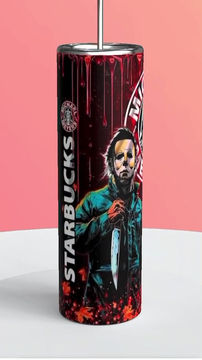 Thumbnail: Michael Myers Halloween Starbucks type Tumbler