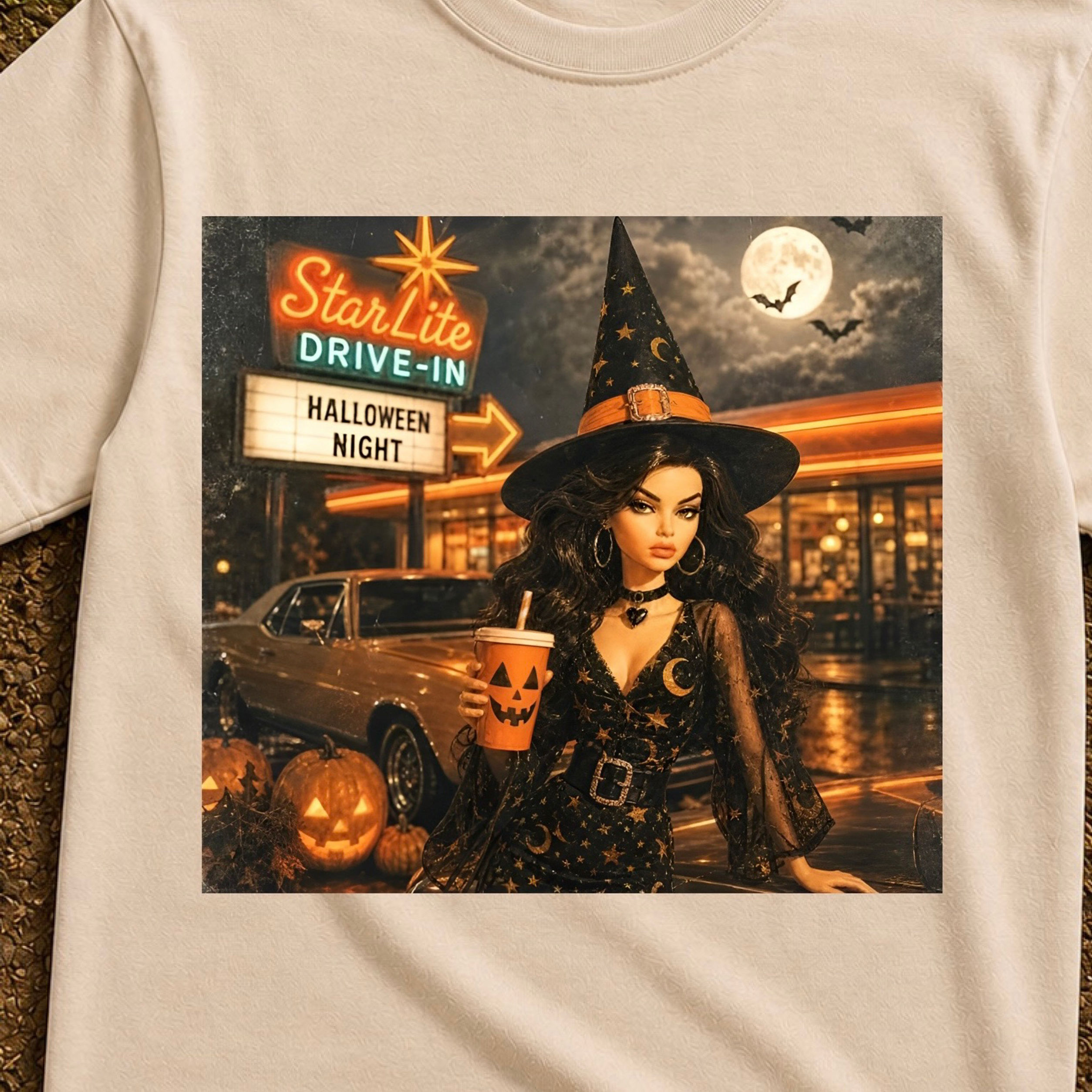 Anxiety Barbie - Witch Halloween Night shirt - Apparel