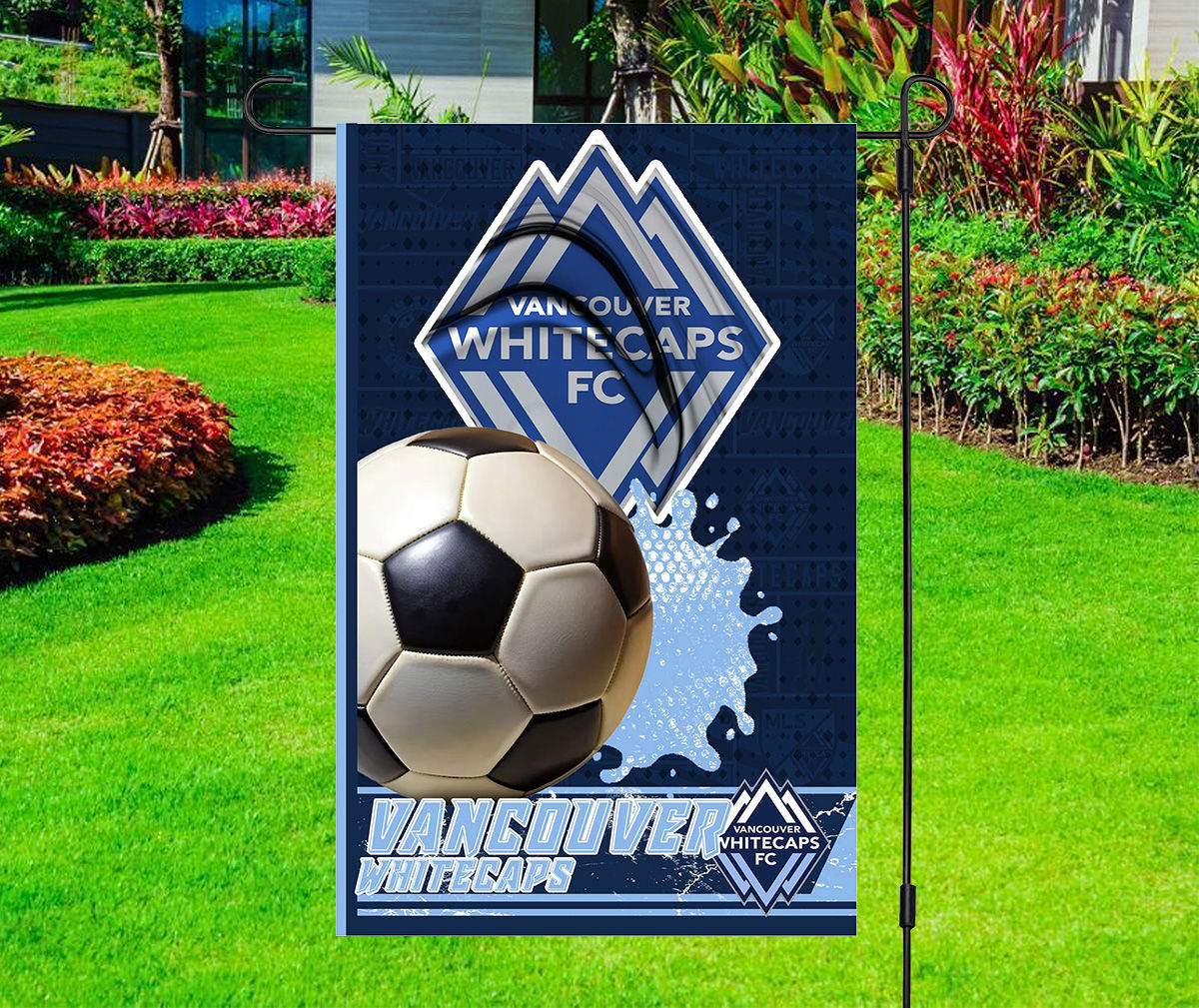 MLS Soccer - Vancouver Whitecaps - Yard Flag