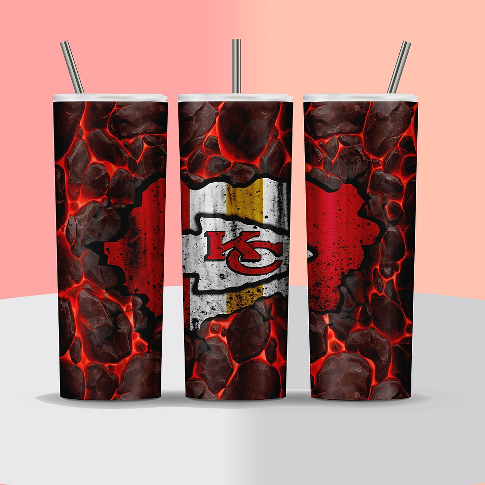 NFL - Kansas City Chiefs - Football Lava Logo - Tumbler