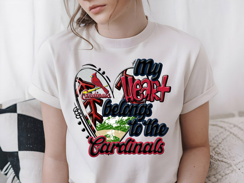 MLB - St. Louis Cardinals - My Heart Belongs To... - Apparel