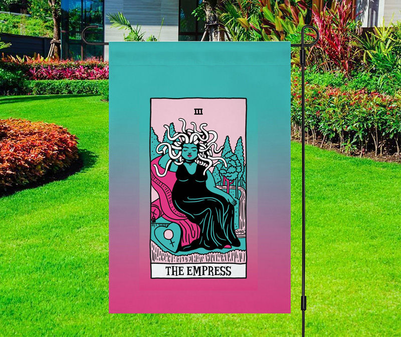 Medusa The Empress Tarot Yard Flag