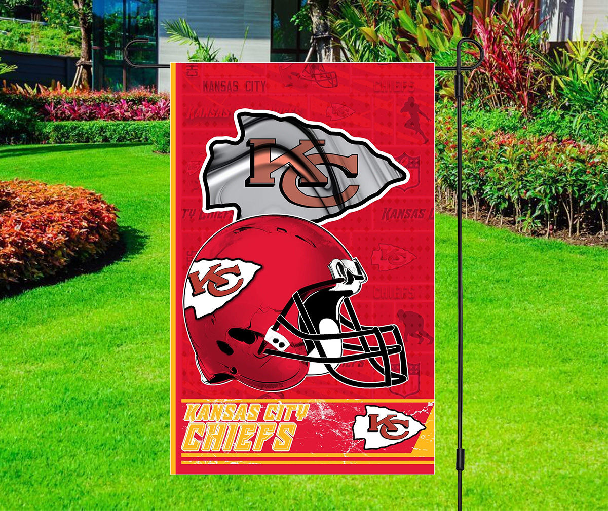 NFL Football Flag - Kansas City Chiefs - Yard Flag