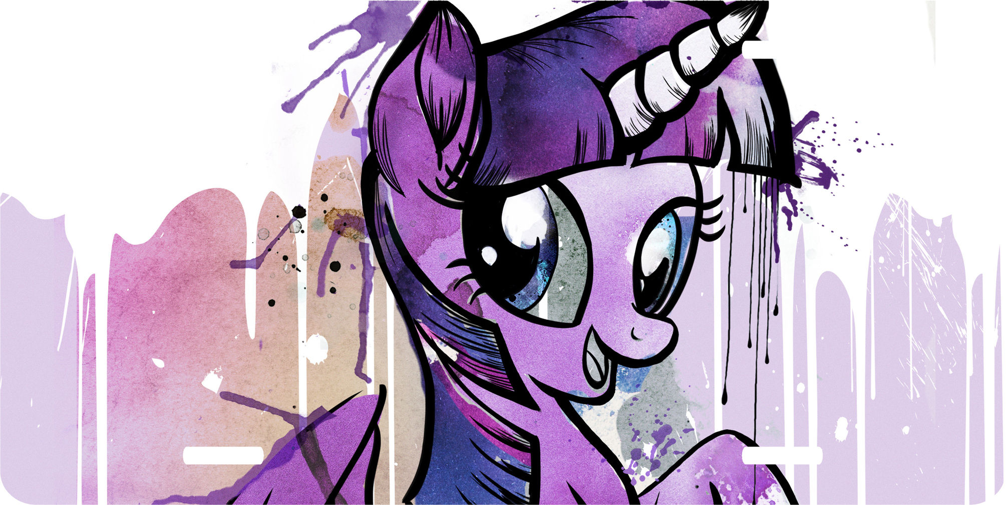 My Little Pony - Purple Unicorn - License Plate