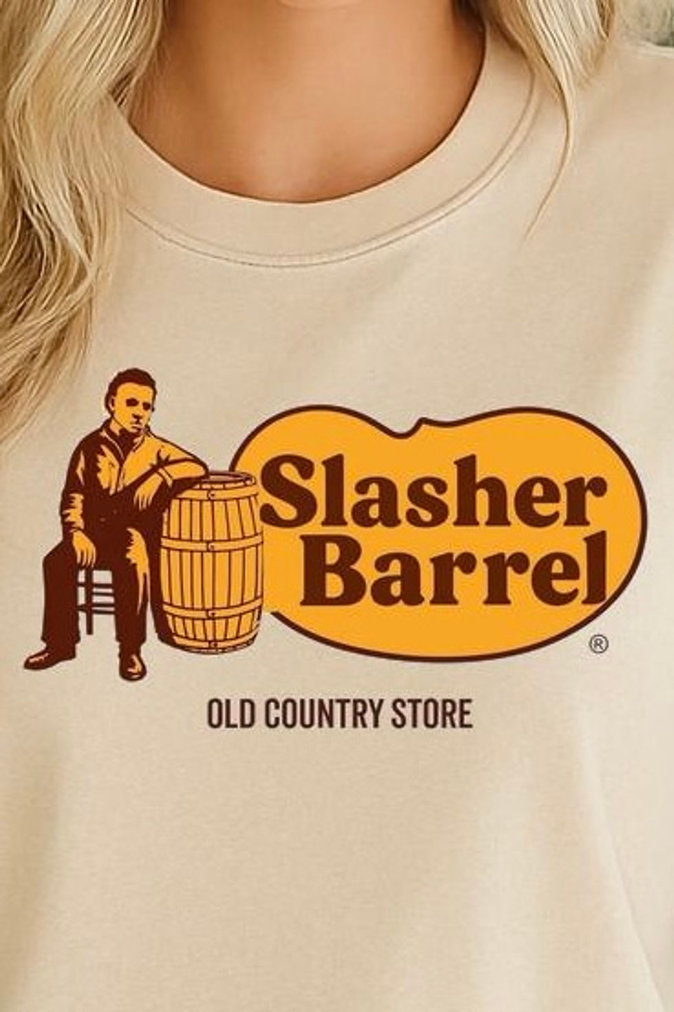 Texas Chainsaw Massacre x Cracker Barrel - Slasher Barrel Leatherface - Apparel
