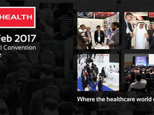 ARAB Health Exhibition, Dubai 30 Janv- 2 Fev 2017 . Les Tunisiens sont au RDV