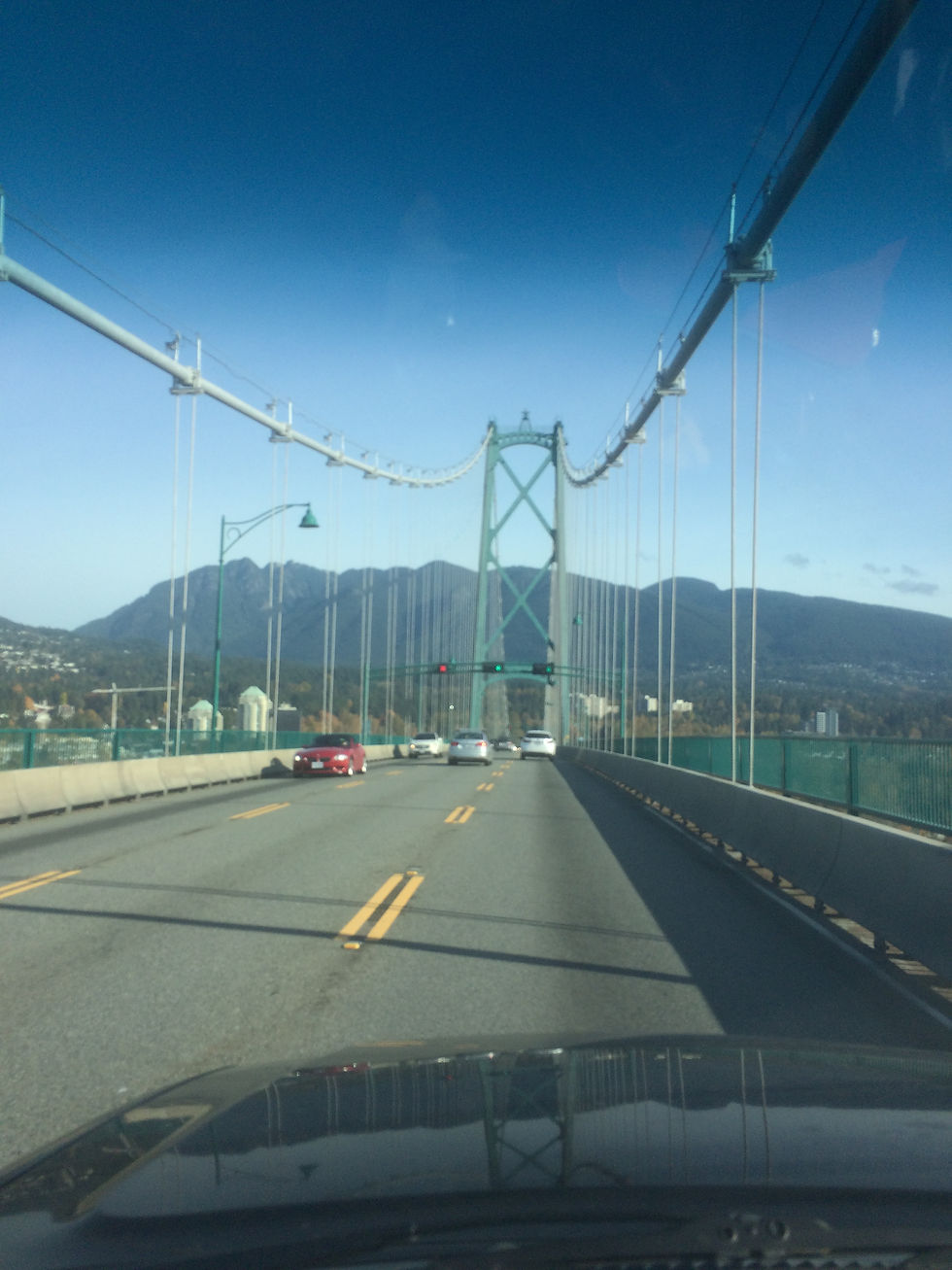 Across the Lions Gate Bridge to the North Shore of West & North Vancouver