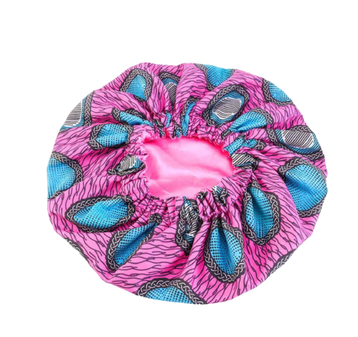 Thumbnail: African Ankara Print Satin Bonnet