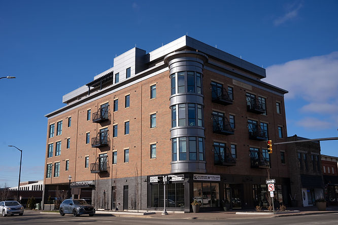 multi level building in downtown Holland, Michigan