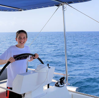 kid sailing