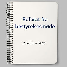 Referat fra Bestyrelsesmøde d. 2.10 2024
