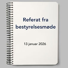 Referat fra Bestyrelsesmøde d. 13.01 2026