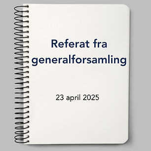 Referat Ordinær generalforsamling 23.04 2025