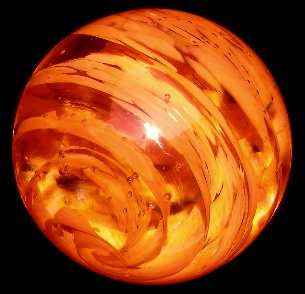 Swirl Glass Marble Mini      25-30mm