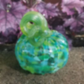 Glass Pumpkin 3.5" Blown