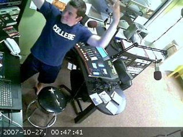 Early Nathan Invincible dancing at WMTU