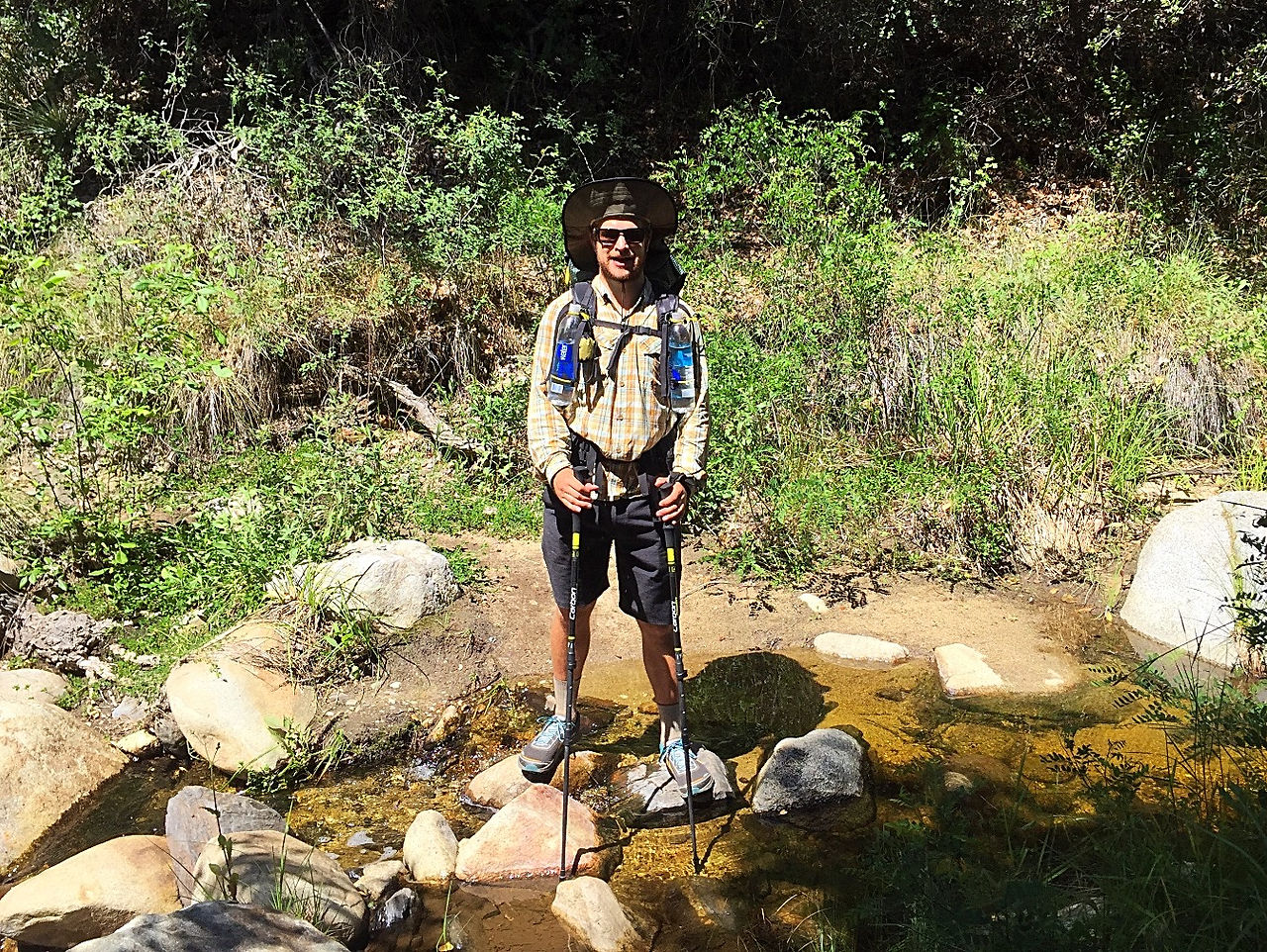 Crossing Agua Caliente Creek