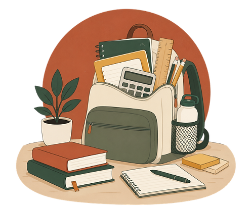 High school student preparing for SAT and ACT prep materials