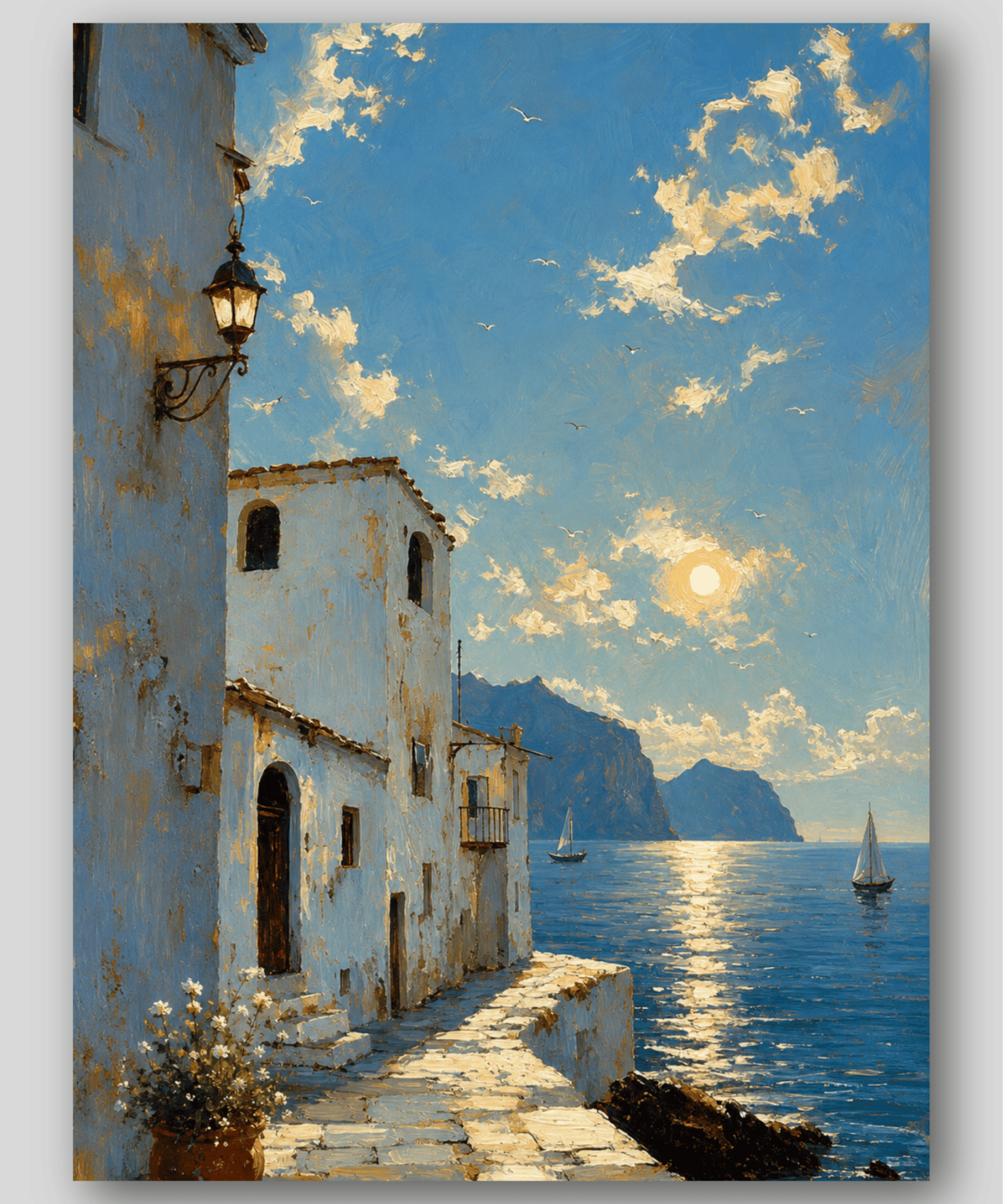 Quadro decorativo Luz do Mediterrâneo