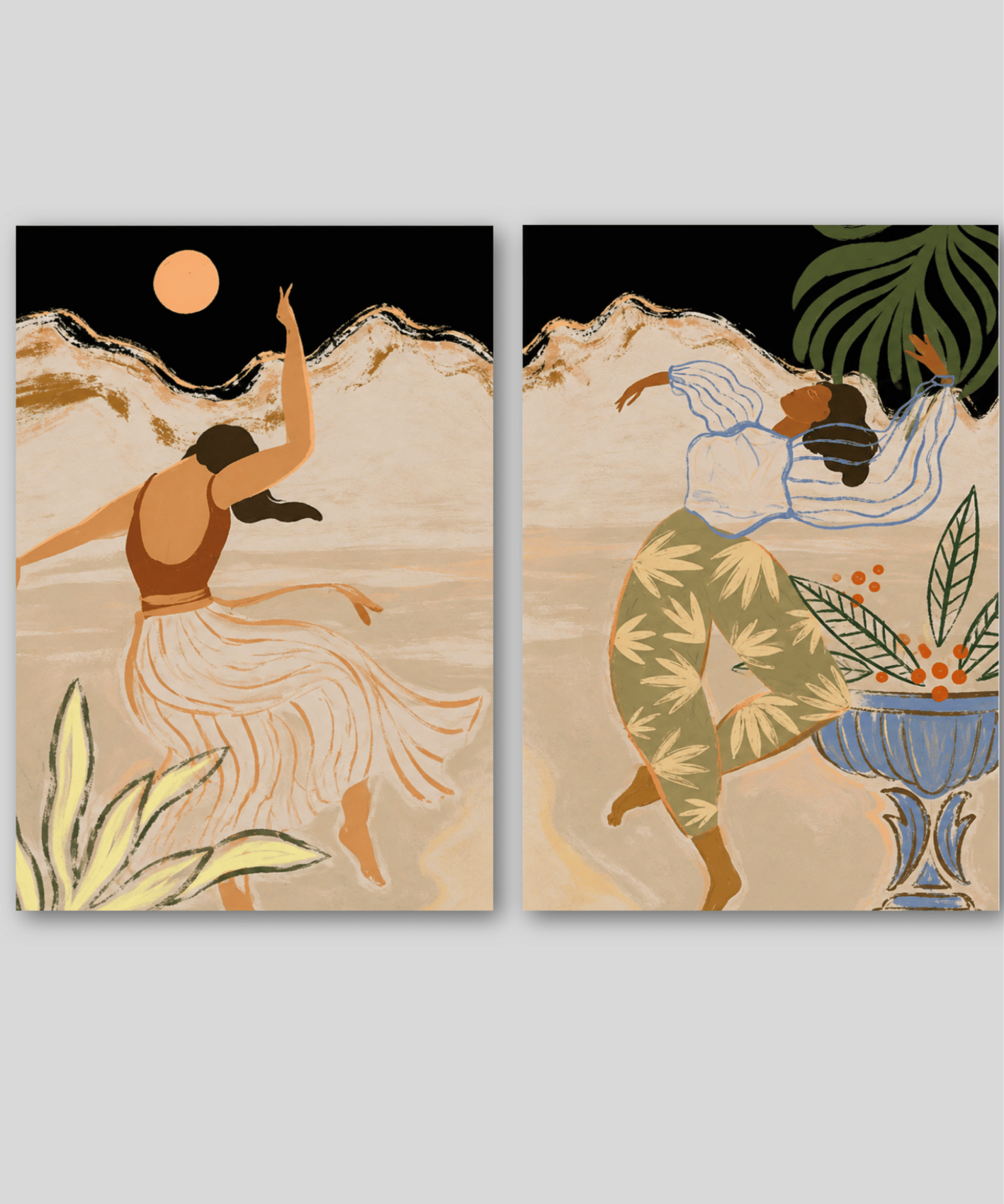 Quadro decorativo Dança da Lua