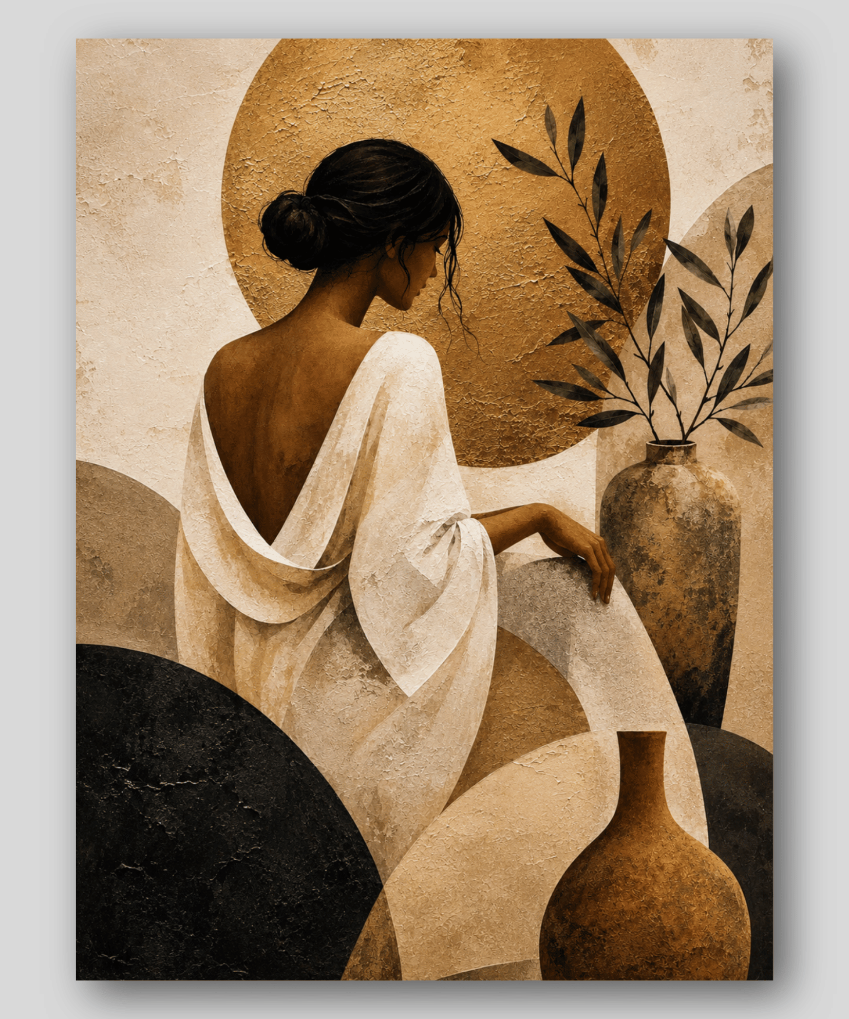Quadro decorativo Alma Terracota