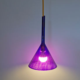 luzilda, lámpara de cristal esmaltada de nachomonterodesign madrid españa