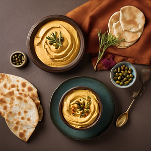 Saffron Hummus