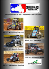 Congratulations to All State Speedcar Championship Winners
