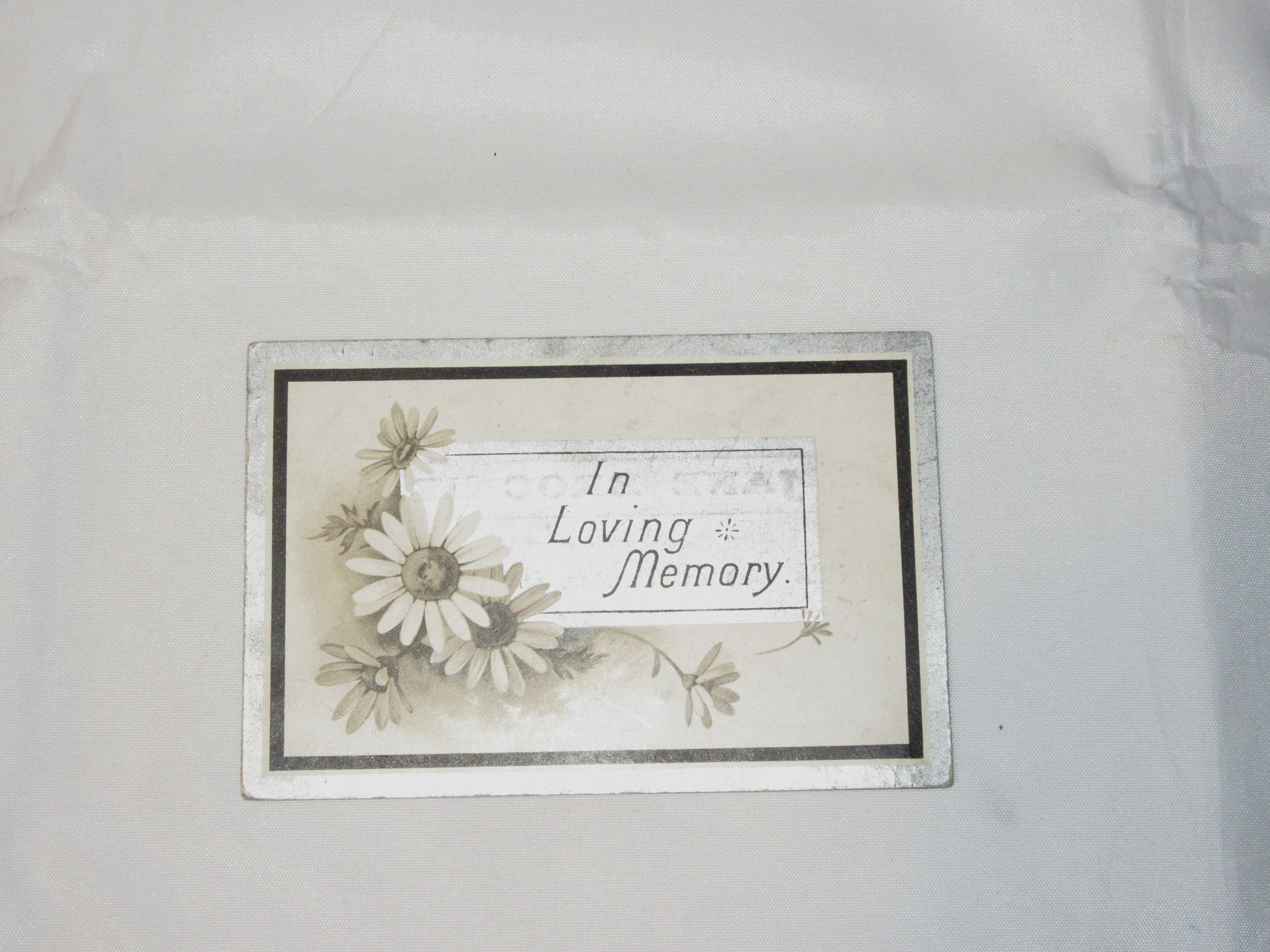 Jane Brockie Memorial Card
