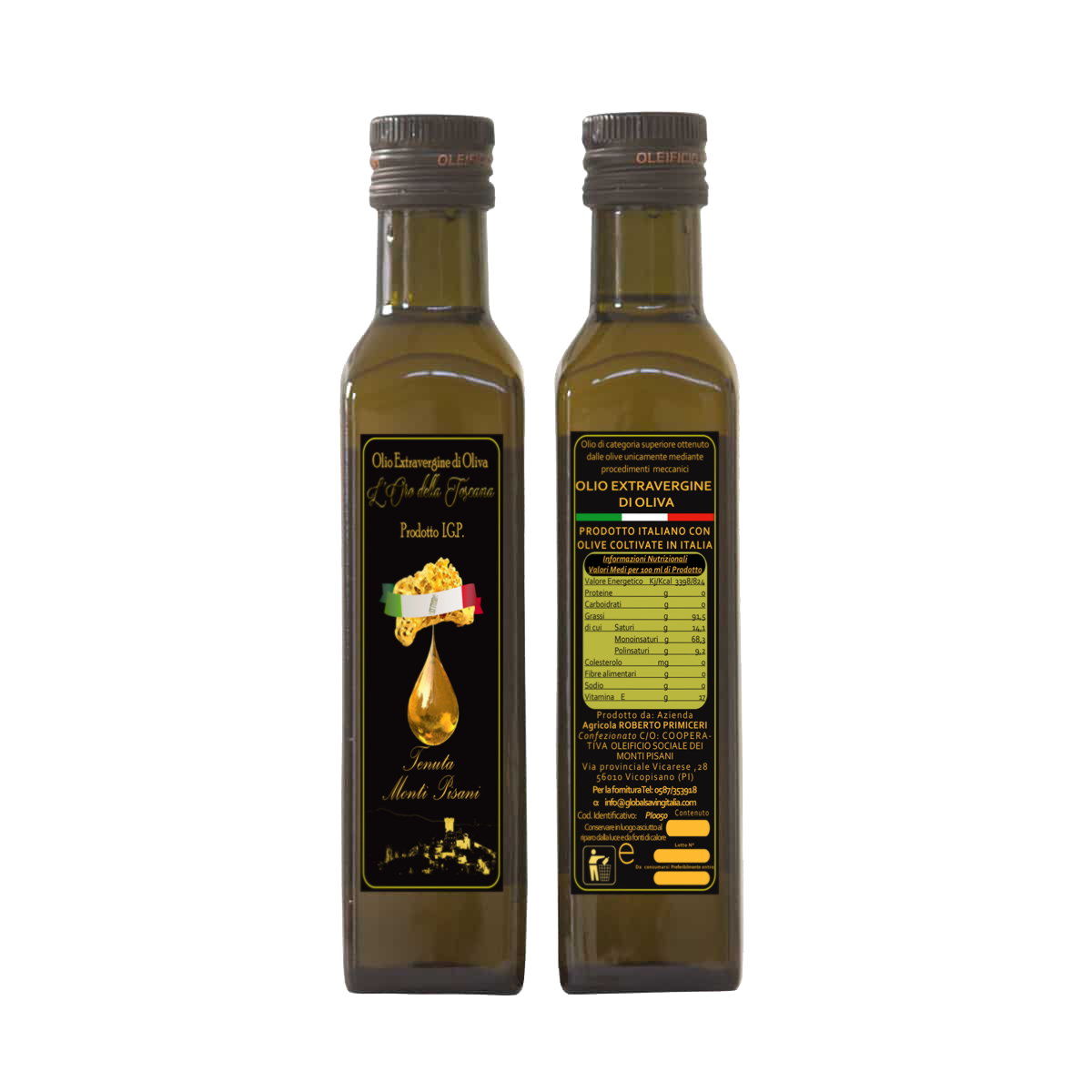 Olio extravergine di Oliva 0.500 Ml