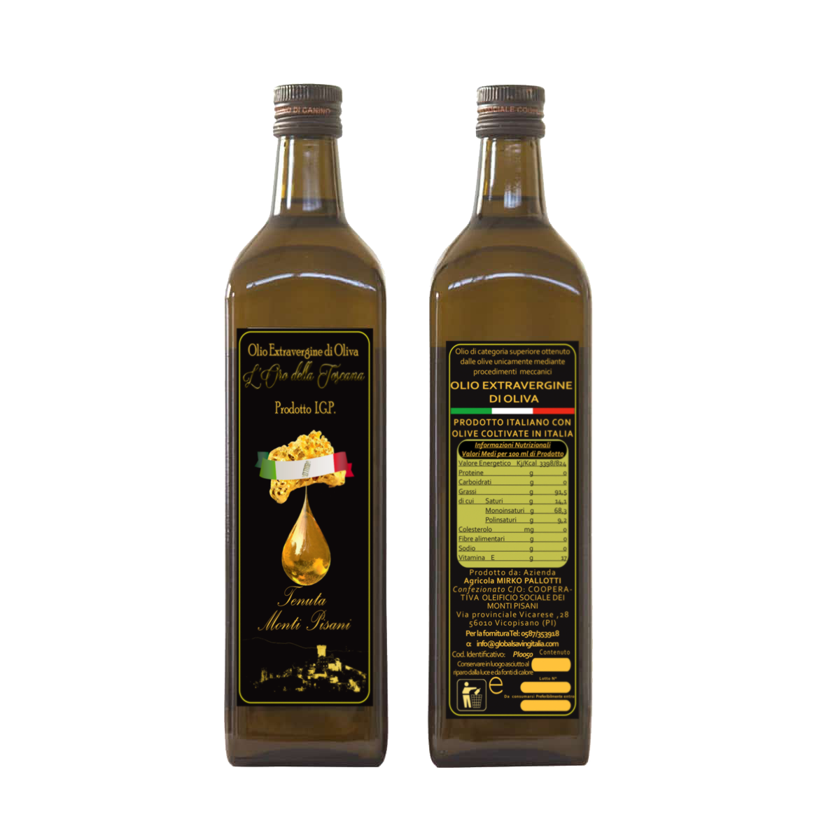 Olio extravergine di Oliva 0.750 Ml