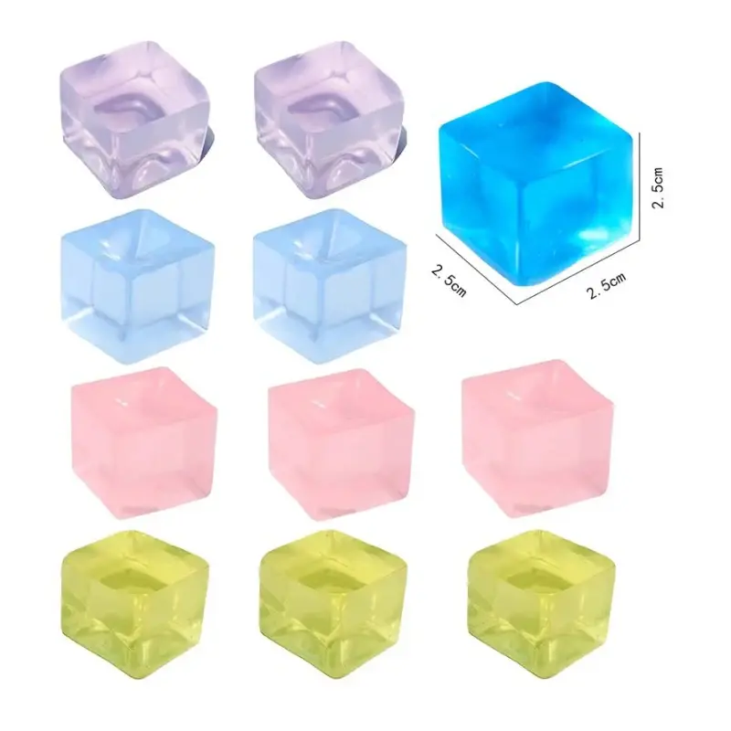 Thumbnail: 3Pcs Squishy Ice Cube Fidget Toy
