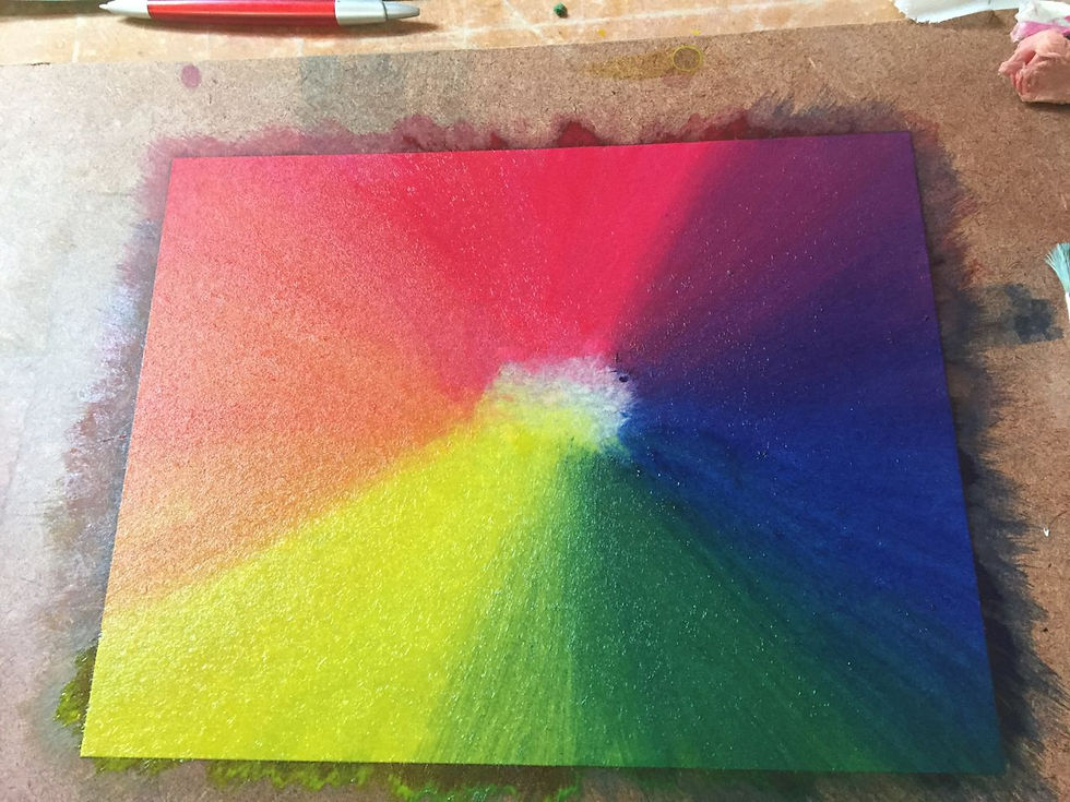 Water colour painting